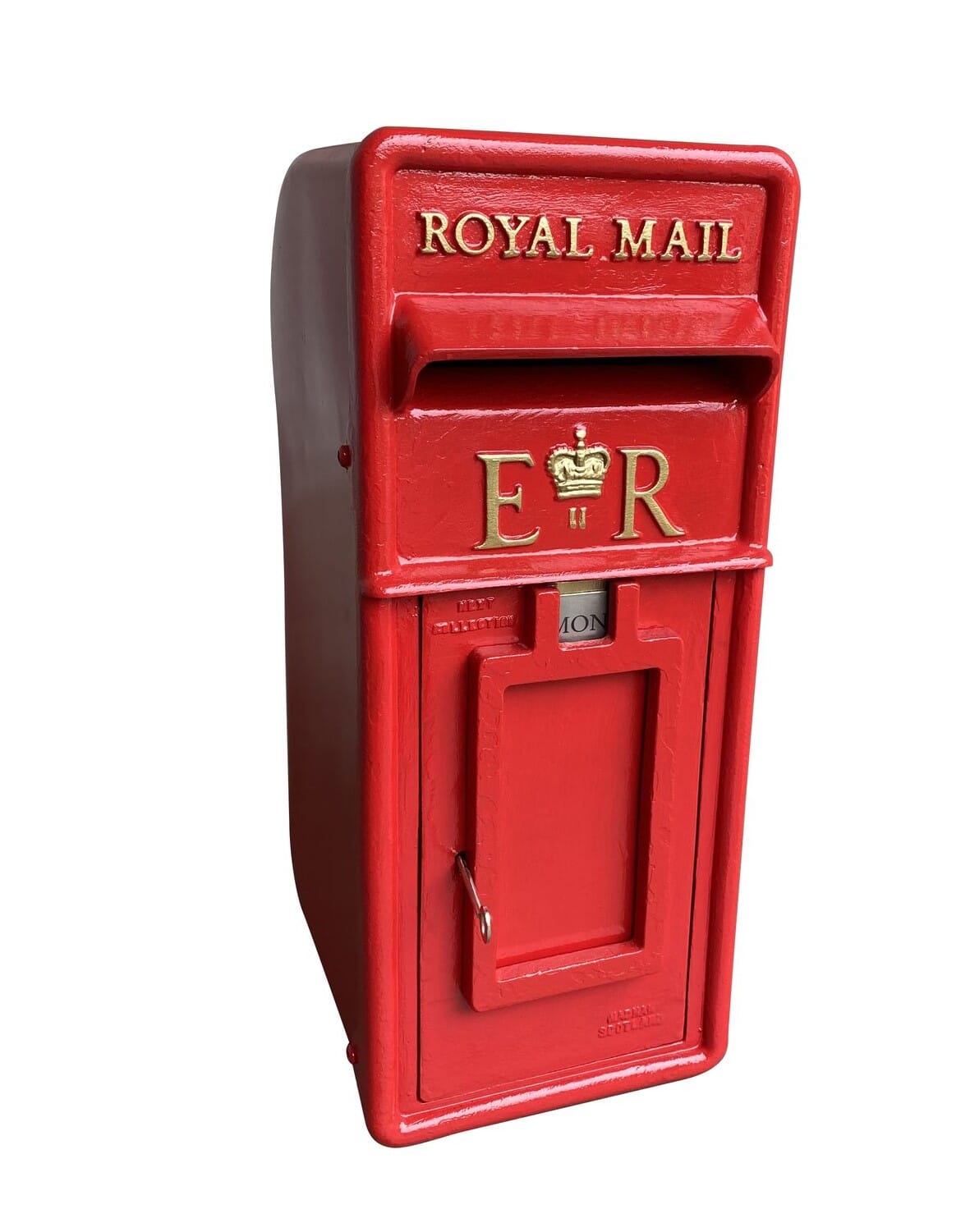Original Pole Mounted Royal Mail ER Cast Iron Post Box - 9238