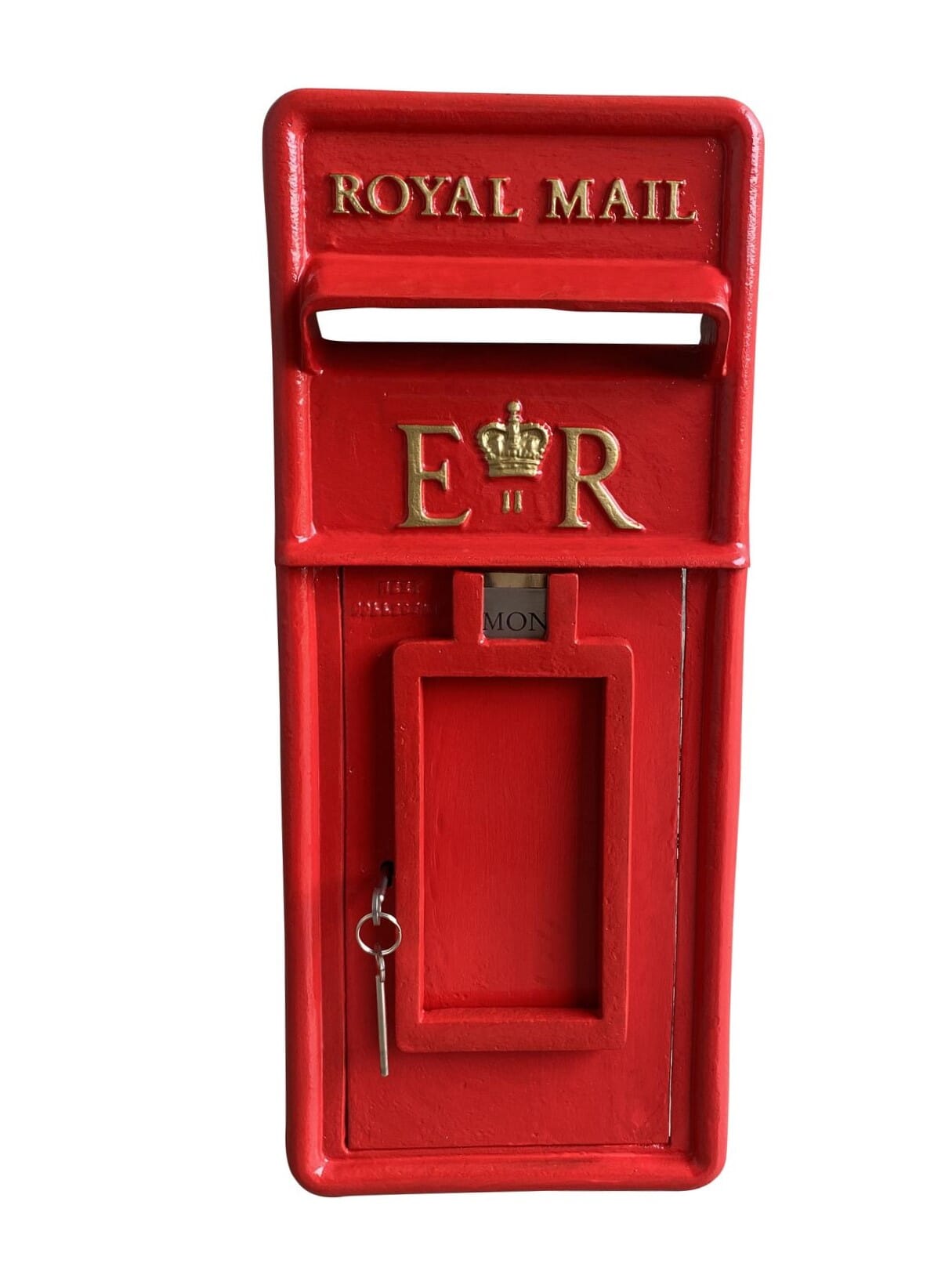 Original Royal Mail ER II Red Post Box Front Only - 9259