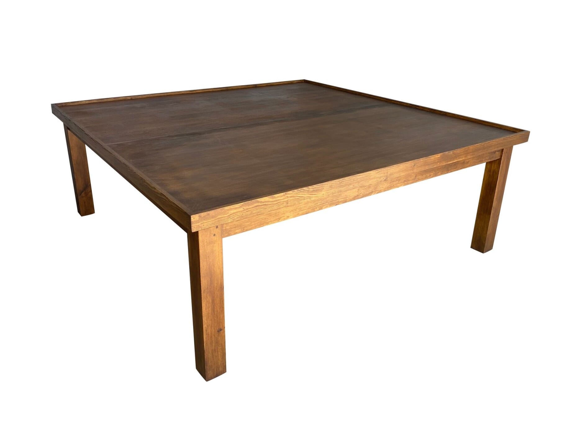 Large Bespoke Wooden Square Table - D1718