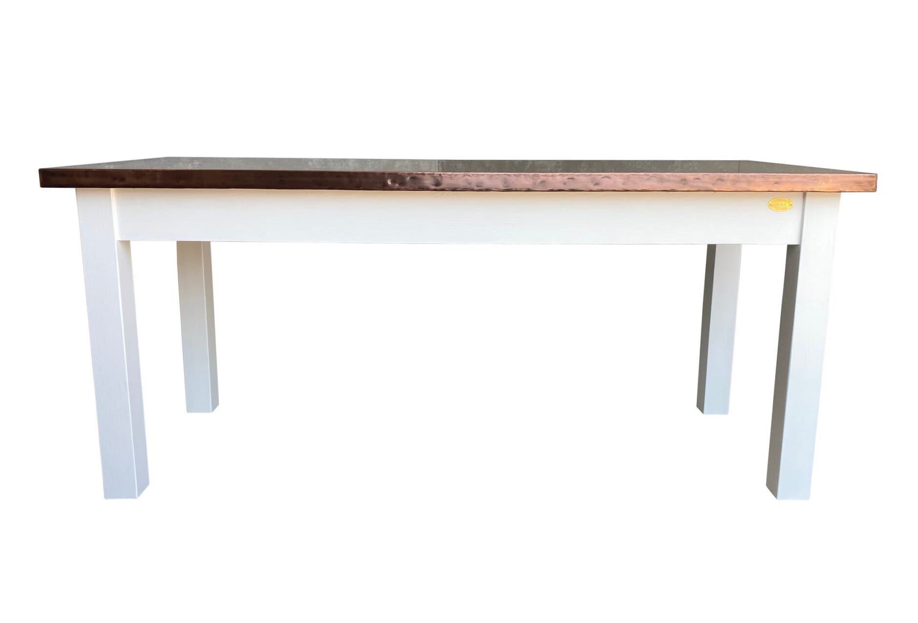 Bespoke Light Antique Copper Kitchen Table - D1720