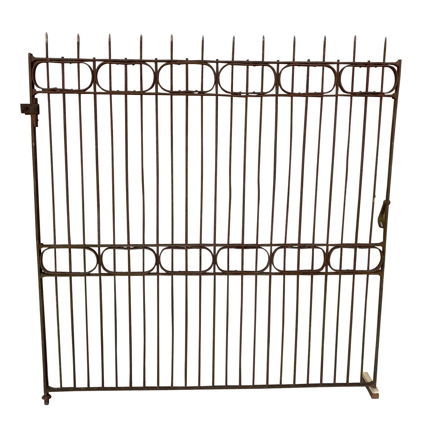 Original Antique Wrought Iron Pedestrian Gate - 9296