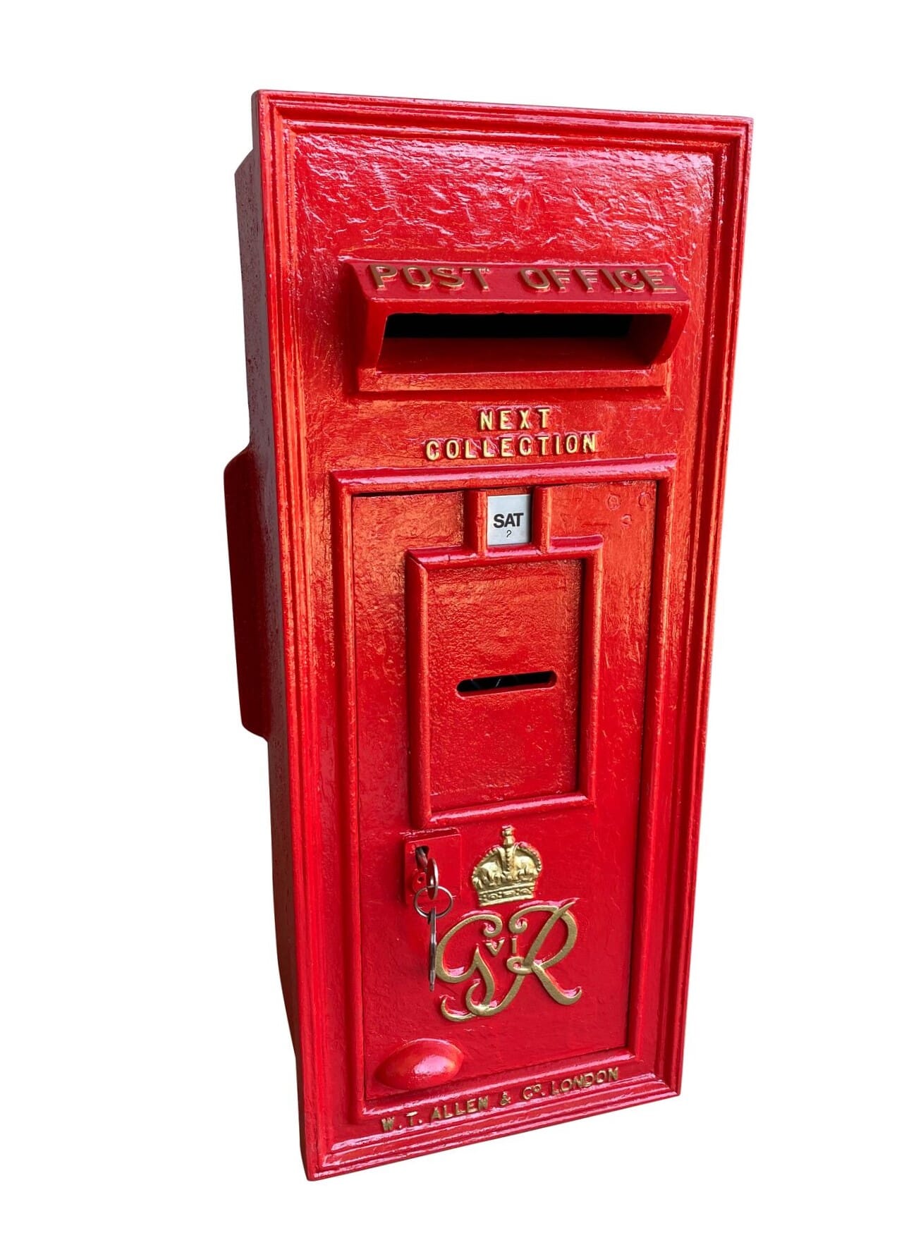 George VI Original Wall Mounted Cast Iron Post Box - 8922