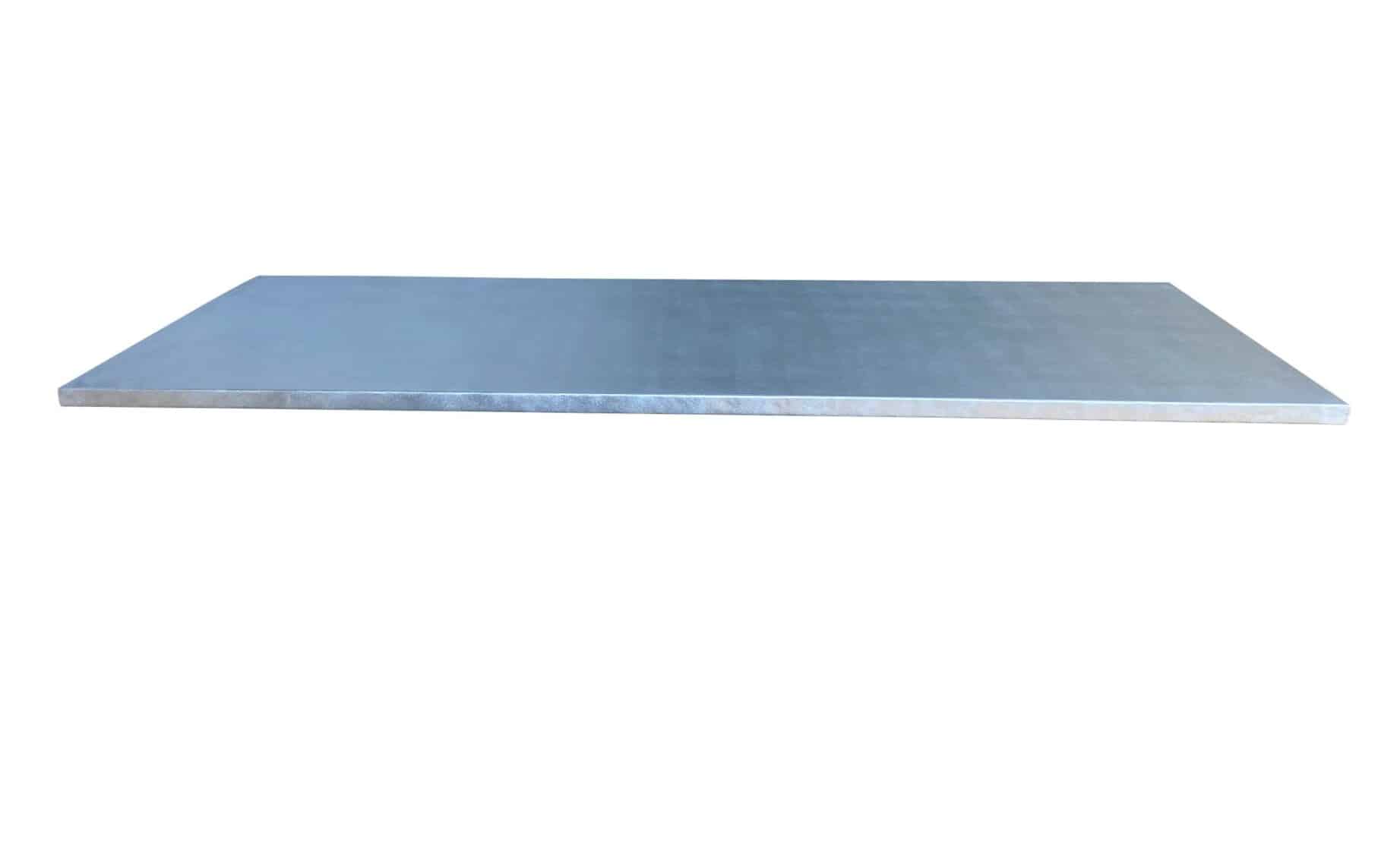 Bespoke Large Matt Zinc Table Top Only