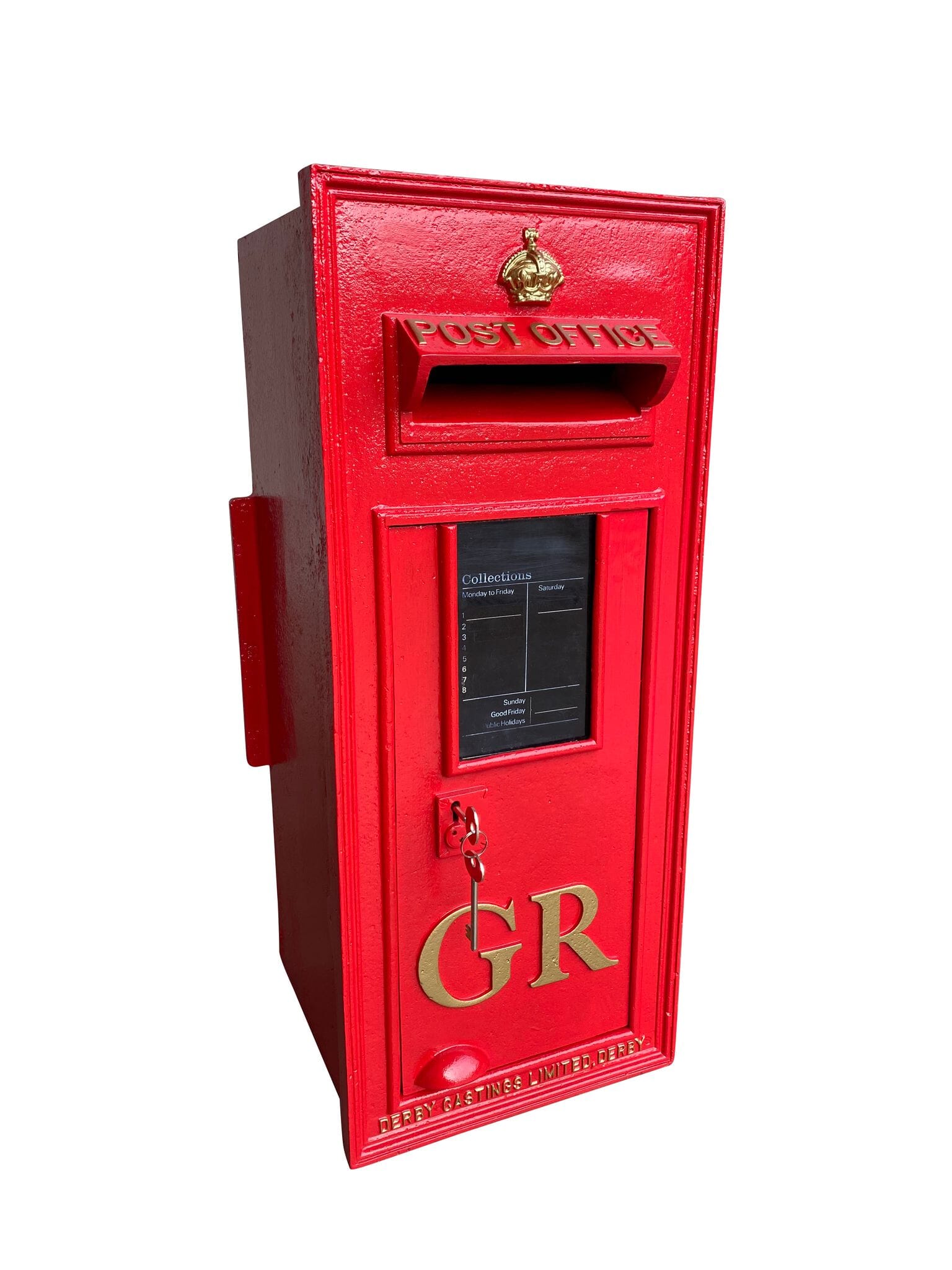 Rare Derby Castings George 5th Cast Iron Post Box - 8927