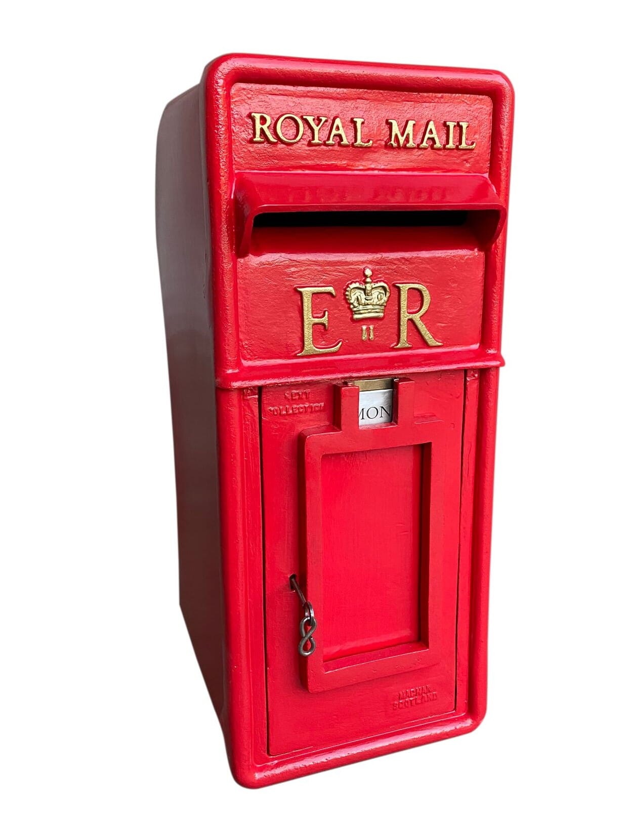 Original Royal Mail Cast Iron ER II Post Box - 9304d