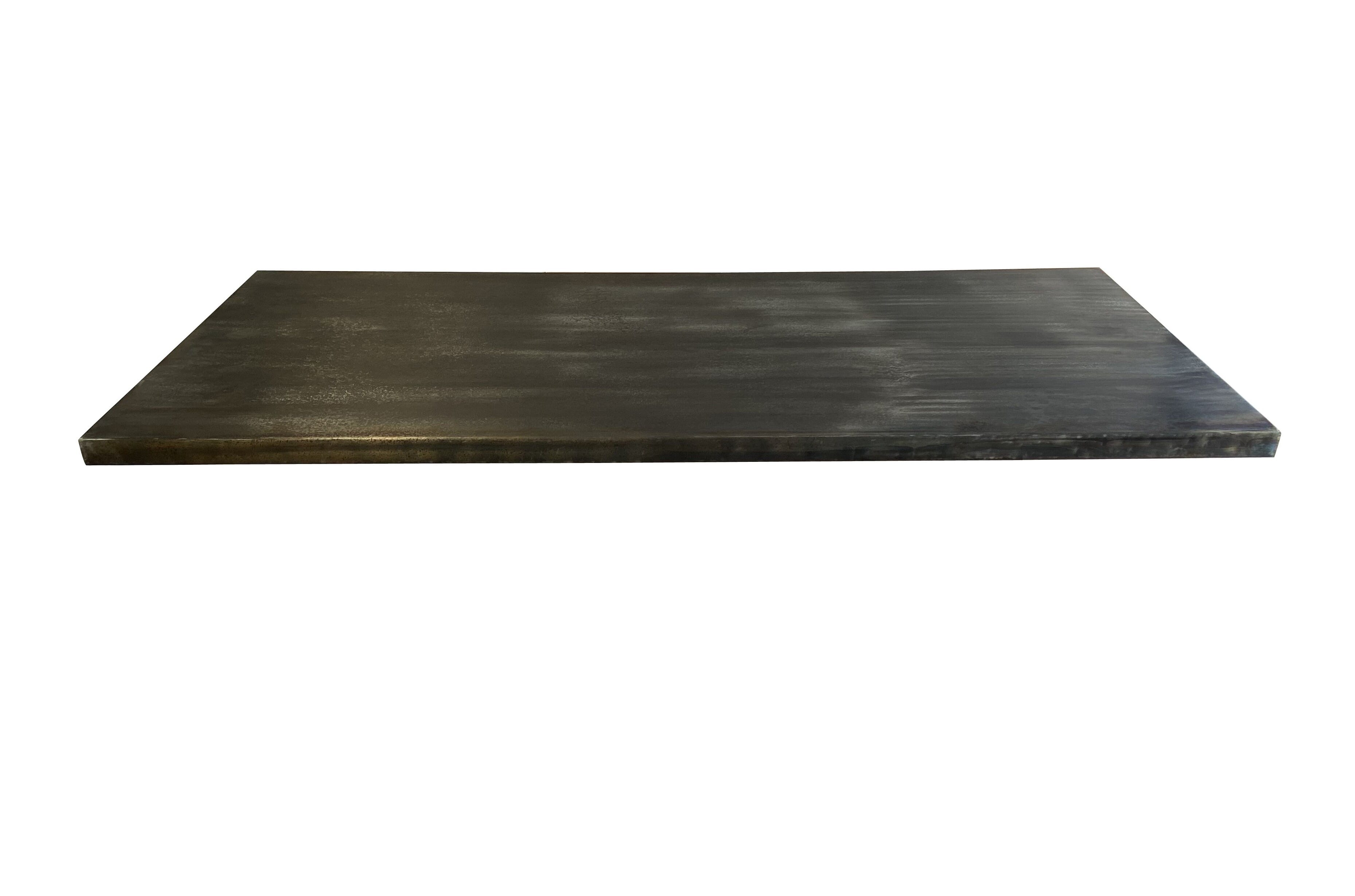 Handmade Antiqued Zinc Outdoor Table Top - D1740