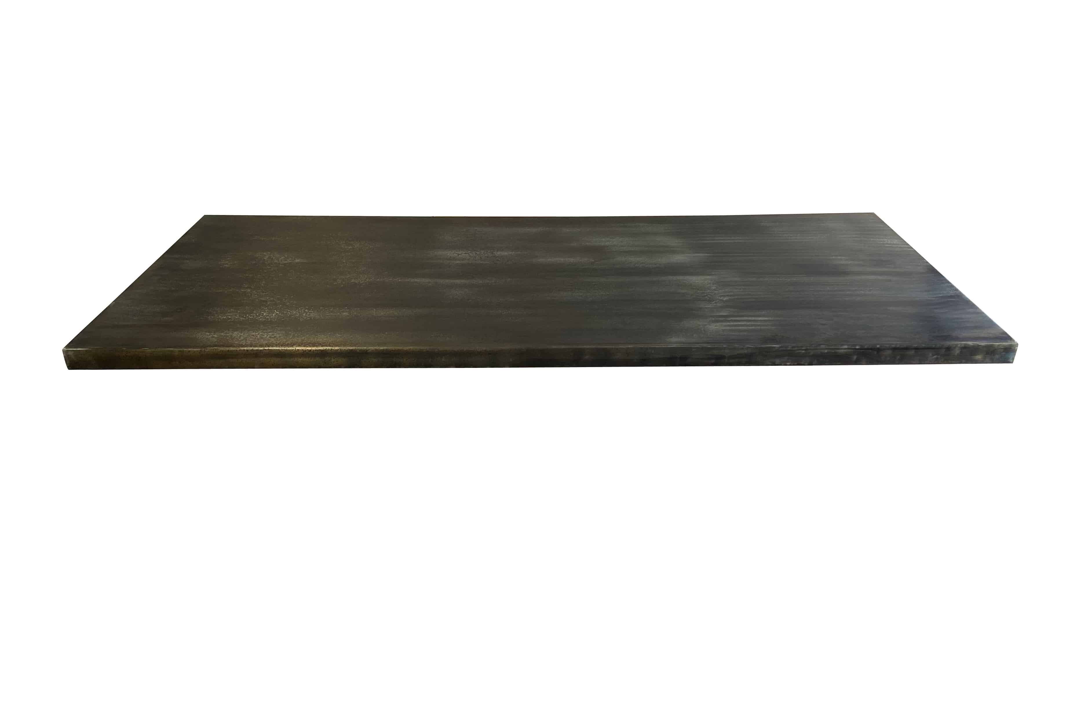 Handmade Antiqued Zinc Outdoor Table Top