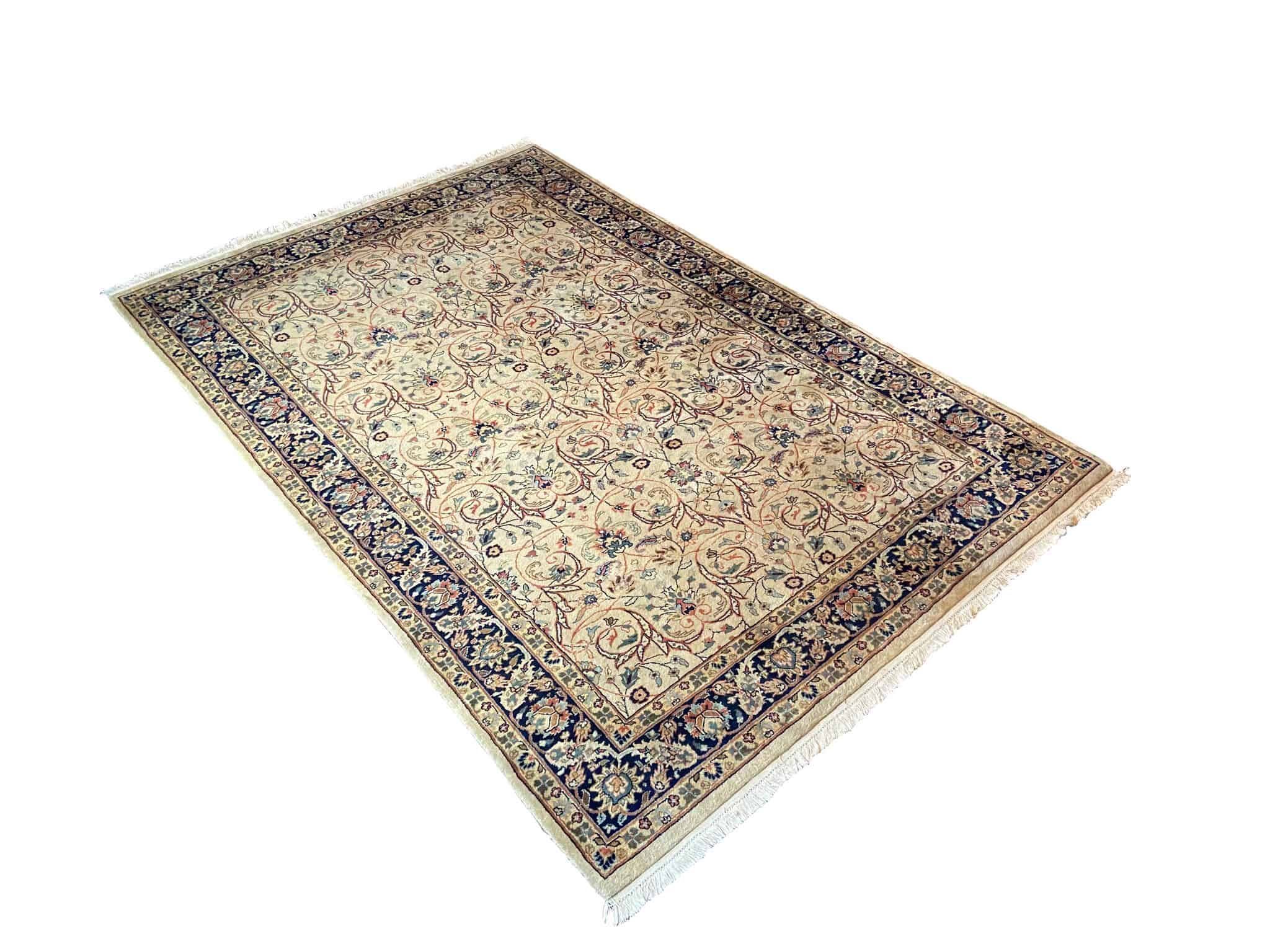 Very Fine Indo Persian Hand Knotted Rug