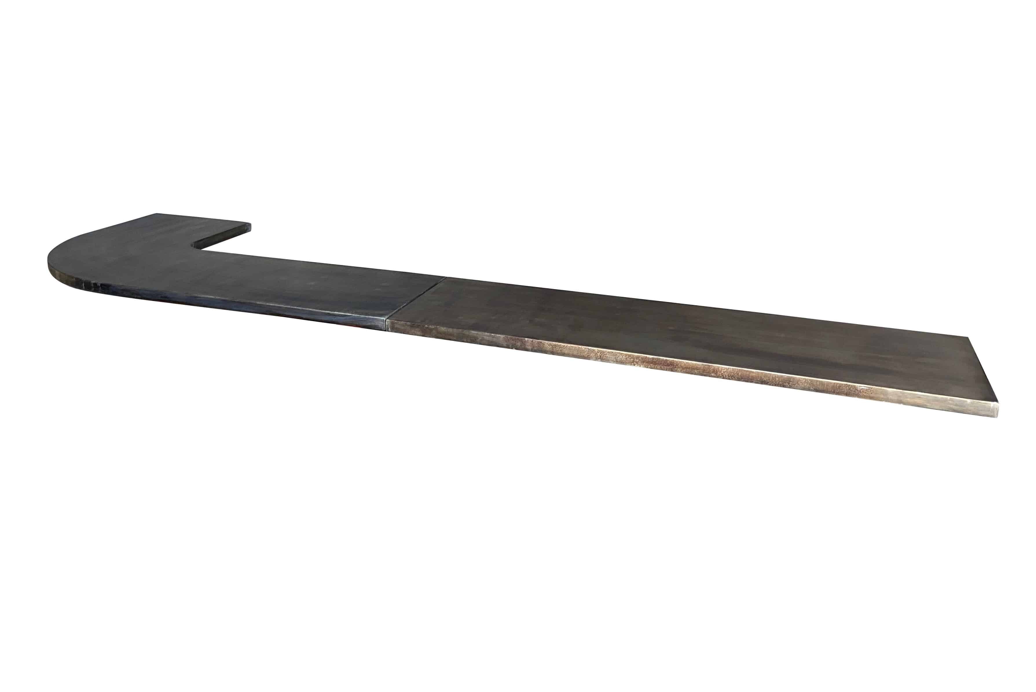 Handmade Antiqued Zinc Bar / Restaurant Tops