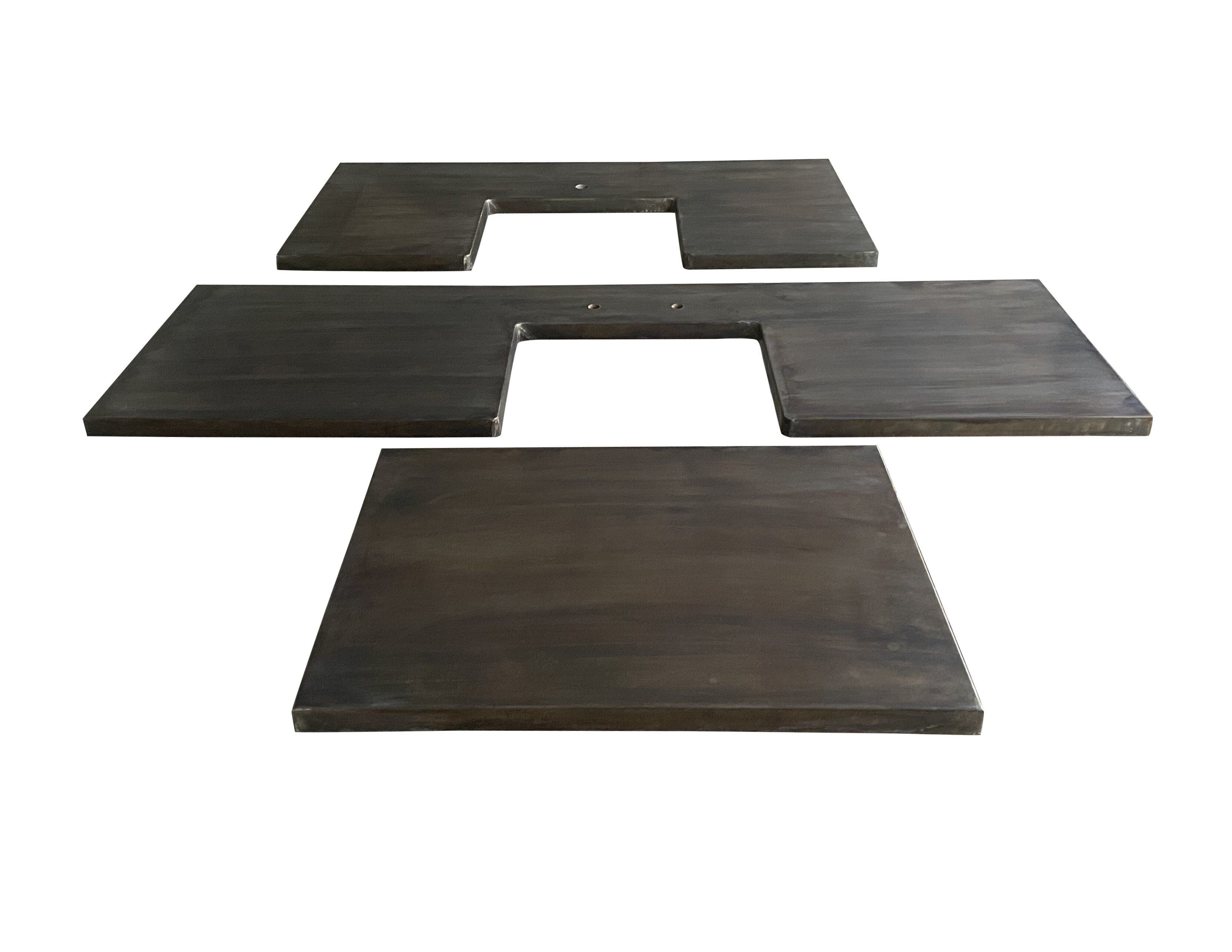 Handmade Antiqued Zinc Kitchen Surfaces / Worktops - D1759