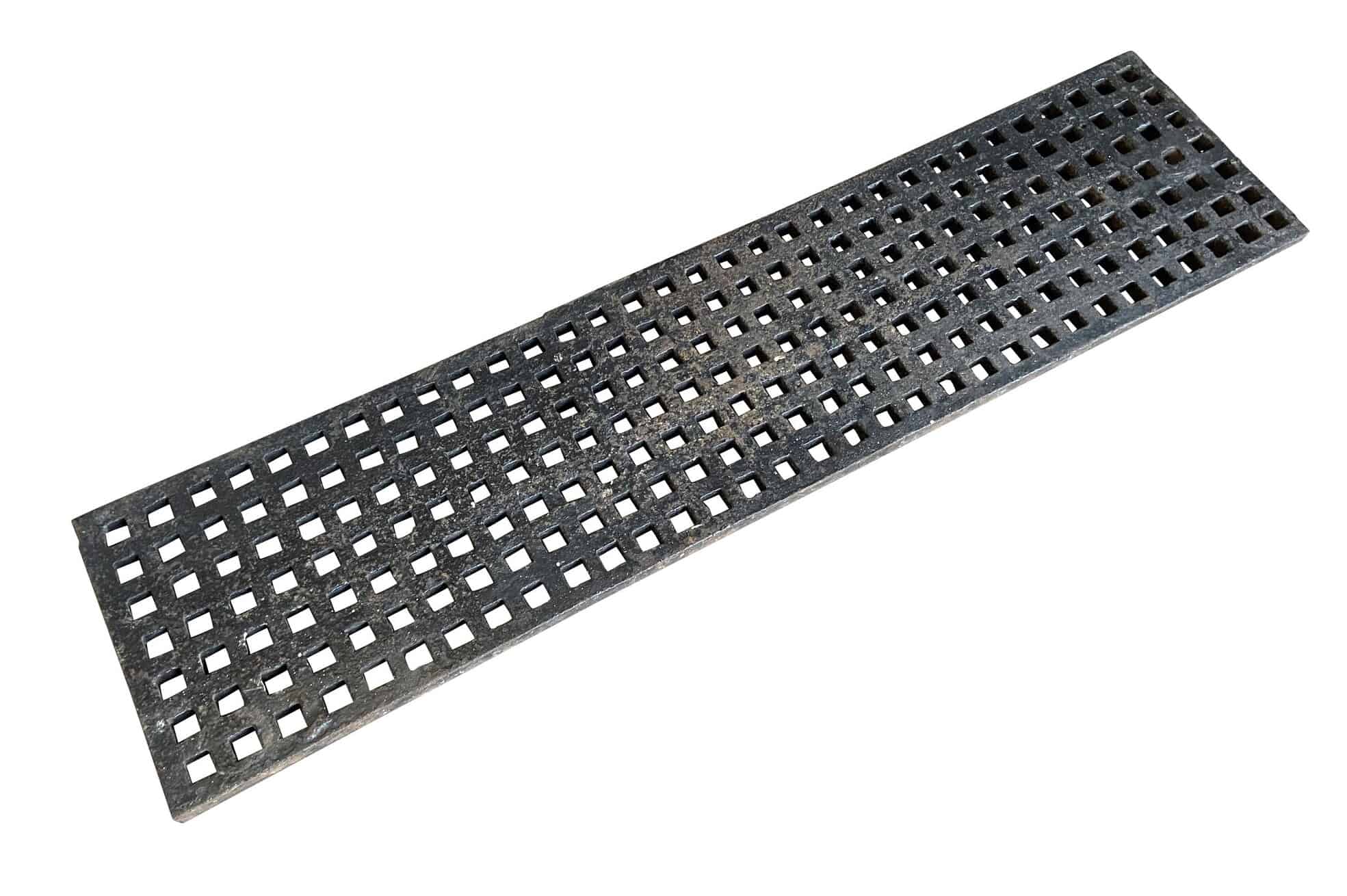 Antique Old Genuine Cast Iron Floor Grids / Grilles