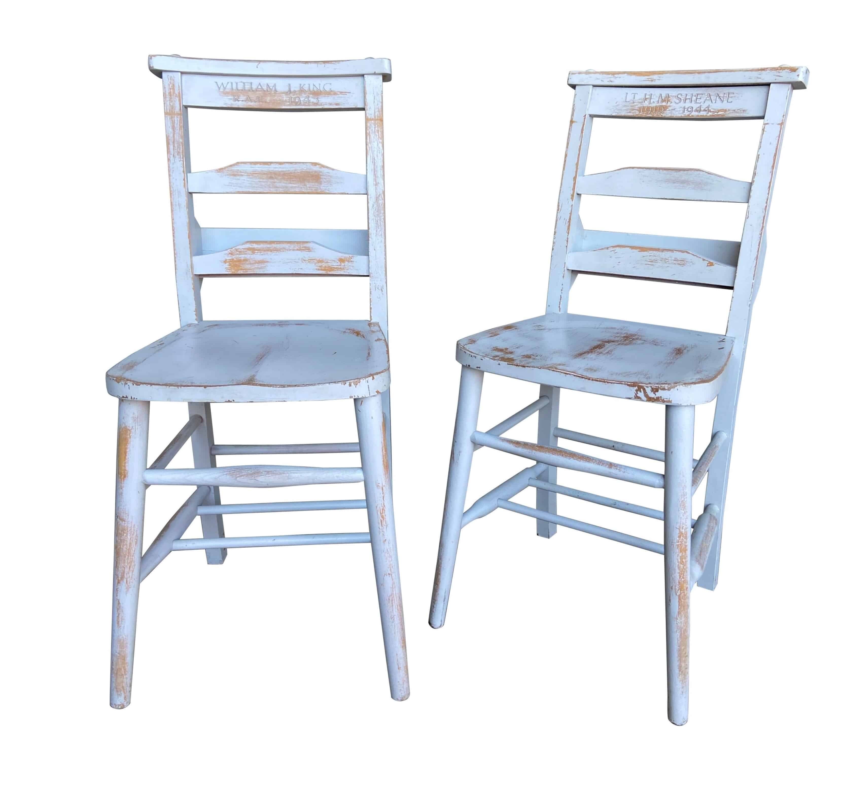 Pair of Unique Church Chairs