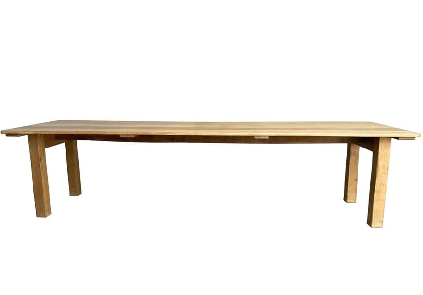 Reclaimed Solid Oak Large Dining Table - 9153A