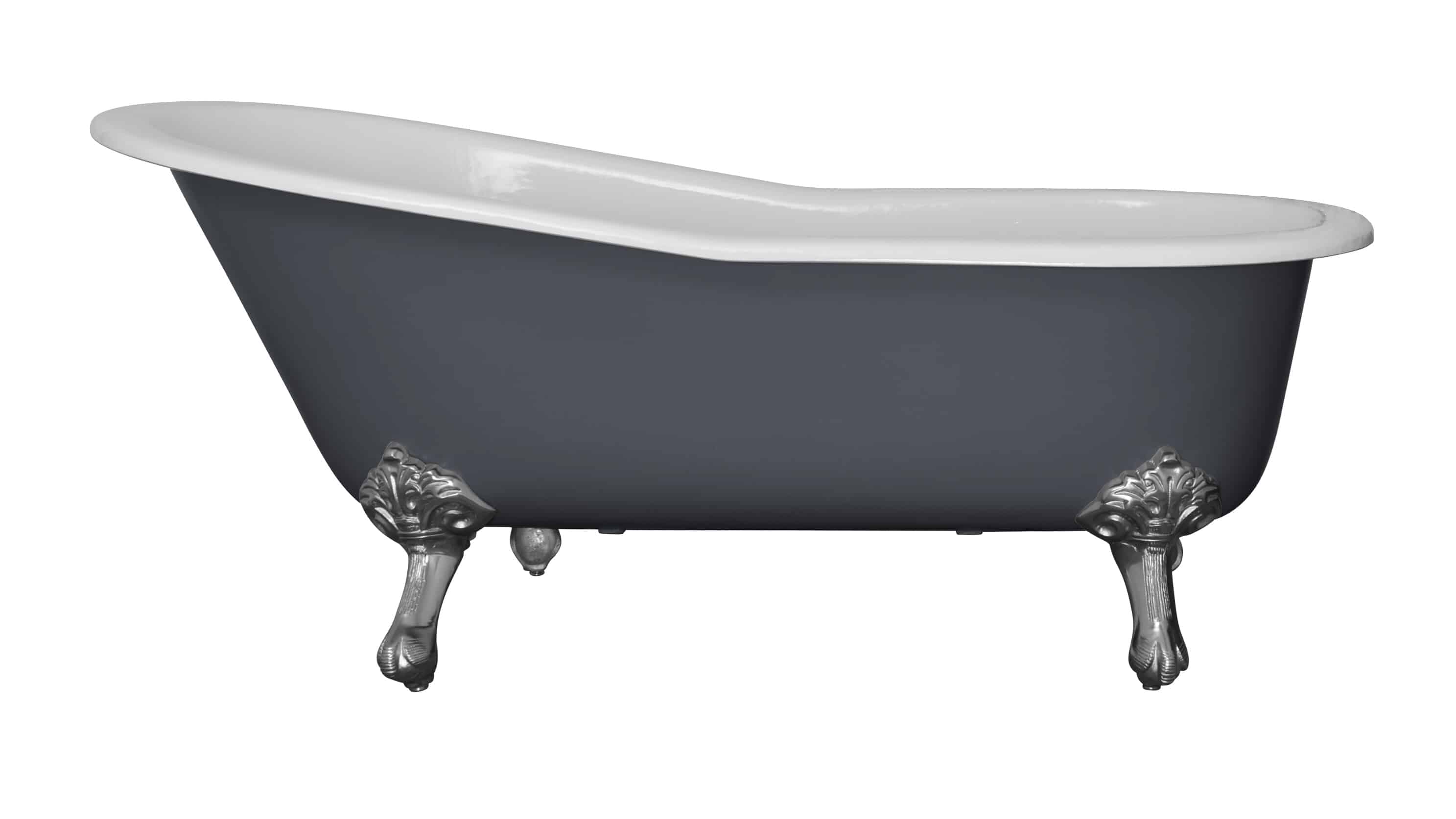 Marlowe Single Slipper Cast Iron Bath