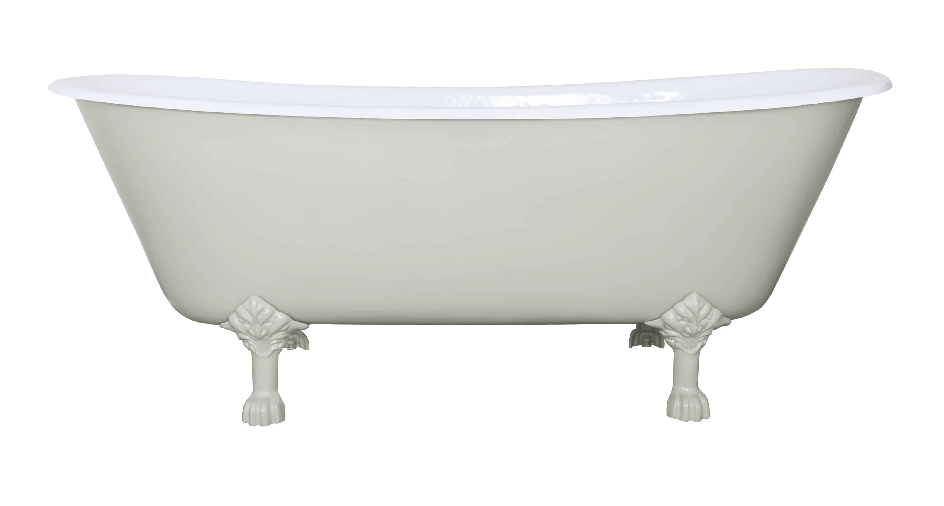 Prior Single Slipper Cast Iron Bath