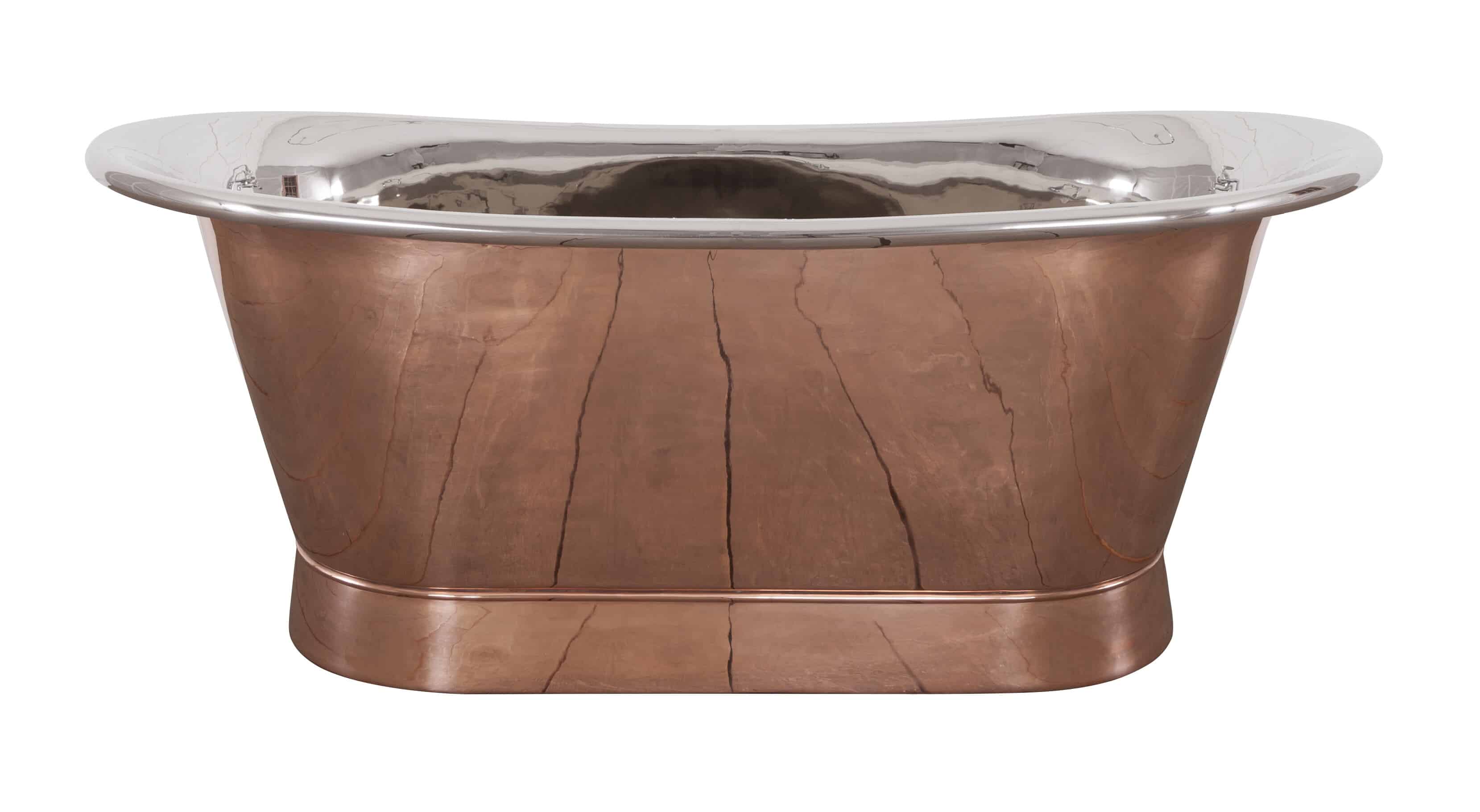 Godolphin Copper Bath with Copper External and Nickel Plated Internal