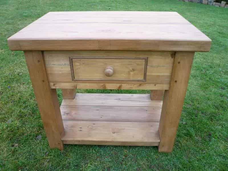 Antique Reclaimed Pine Butchers Block