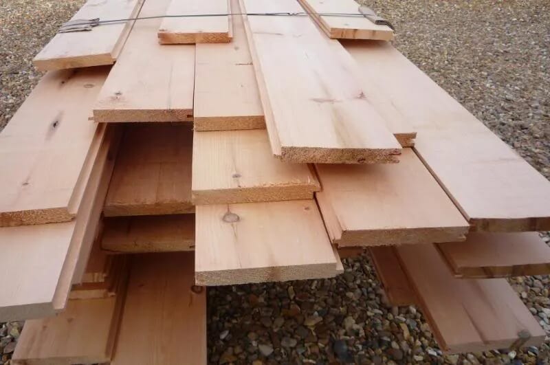 Re-Sawn Pine Tongue and Grooved Floorboards - 3833