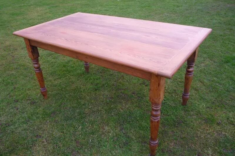 Pitch Pine Table - 3853
