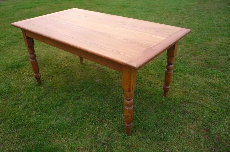 Pitch Pine Table - 5ft x 34" - 3854