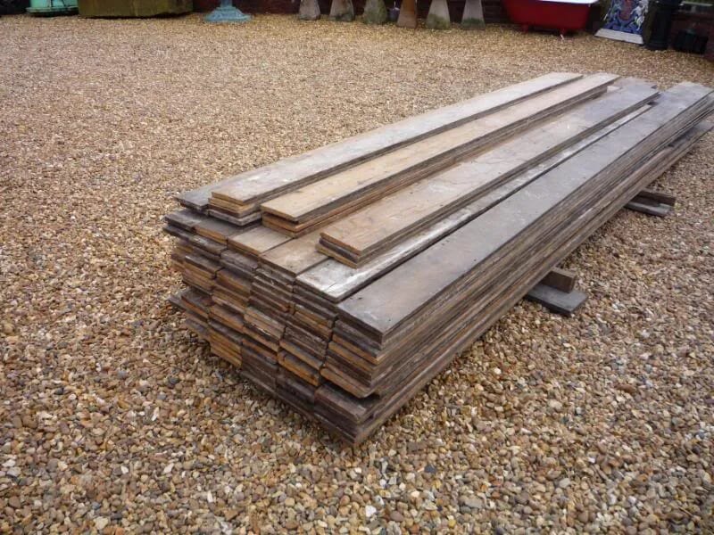 Salvaged Pine Floorboards - 3873