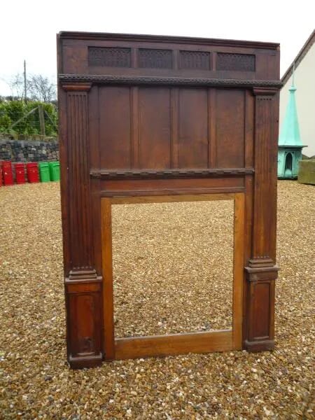 Antique Oak Fire Surround - 3880