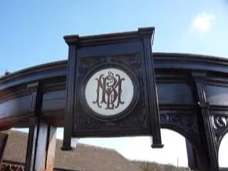 Antique Victorian Pub - Mirrored Bar Back - Shop Fittings - 3944