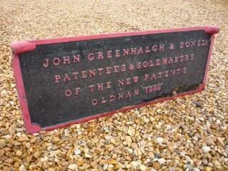 Antique Cast Iron Sign - John Greenhalgh - 3958