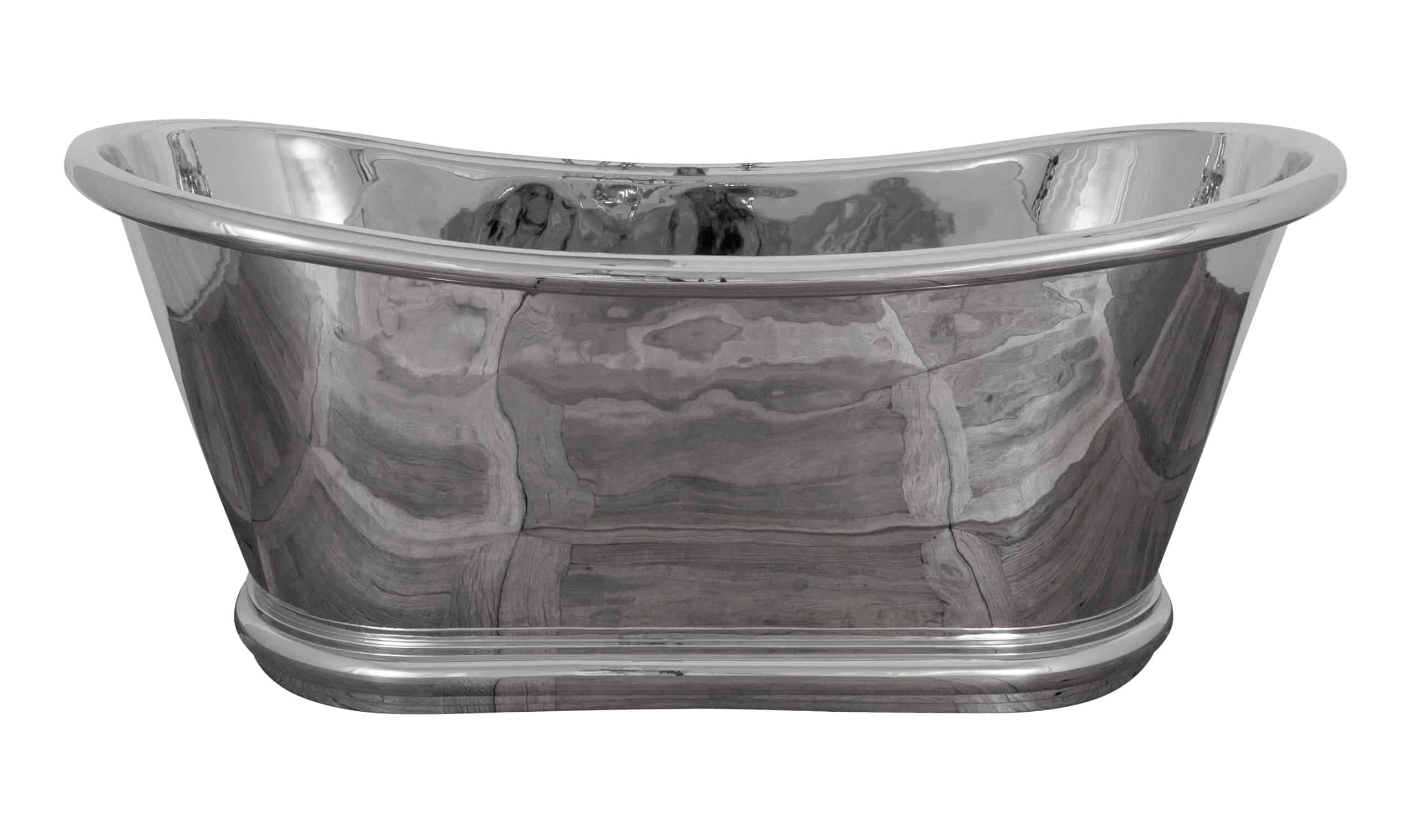 Hurlingham Nickel Bulle Bath