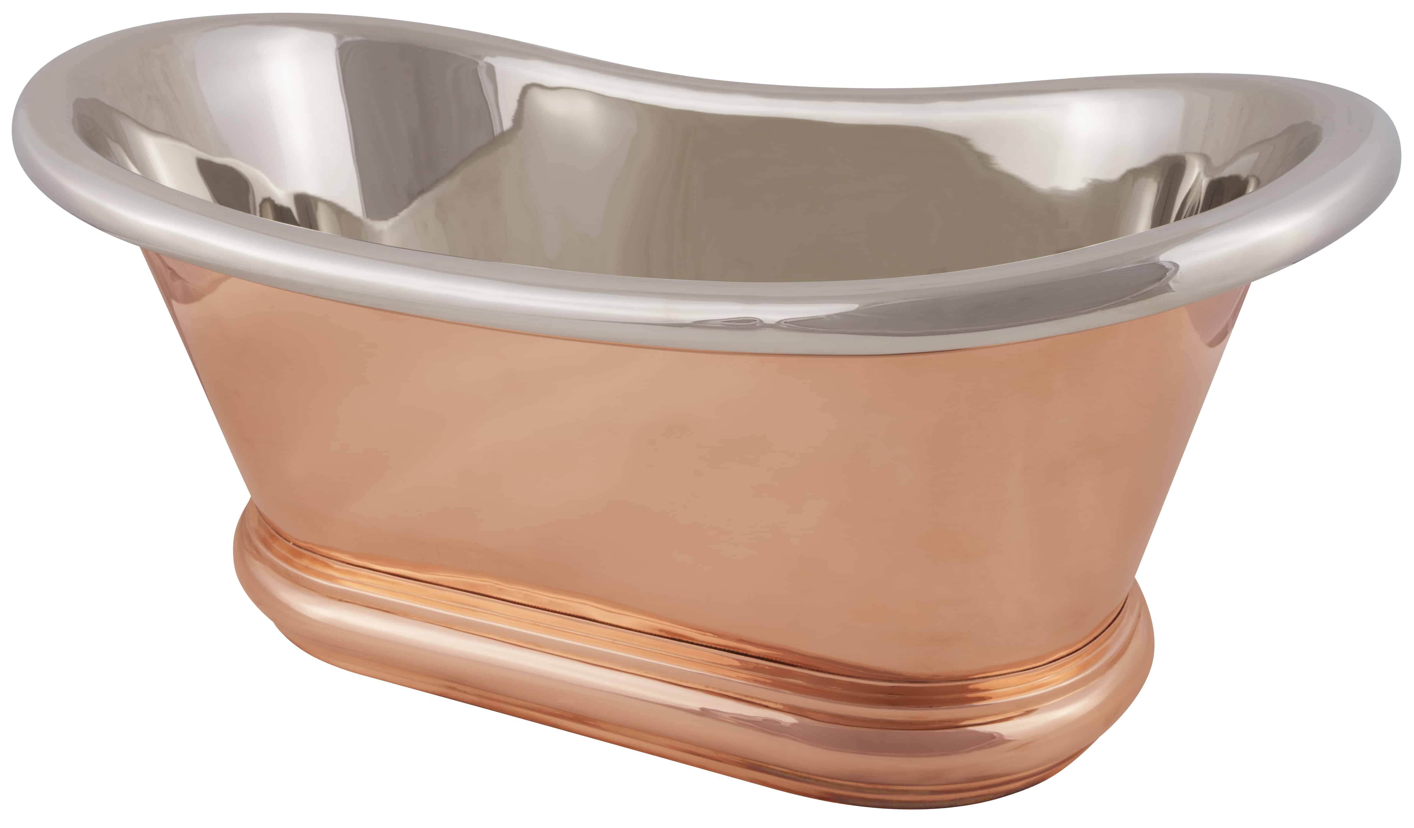 Hurlingham Bulle Copper Basin With Nickel Interior