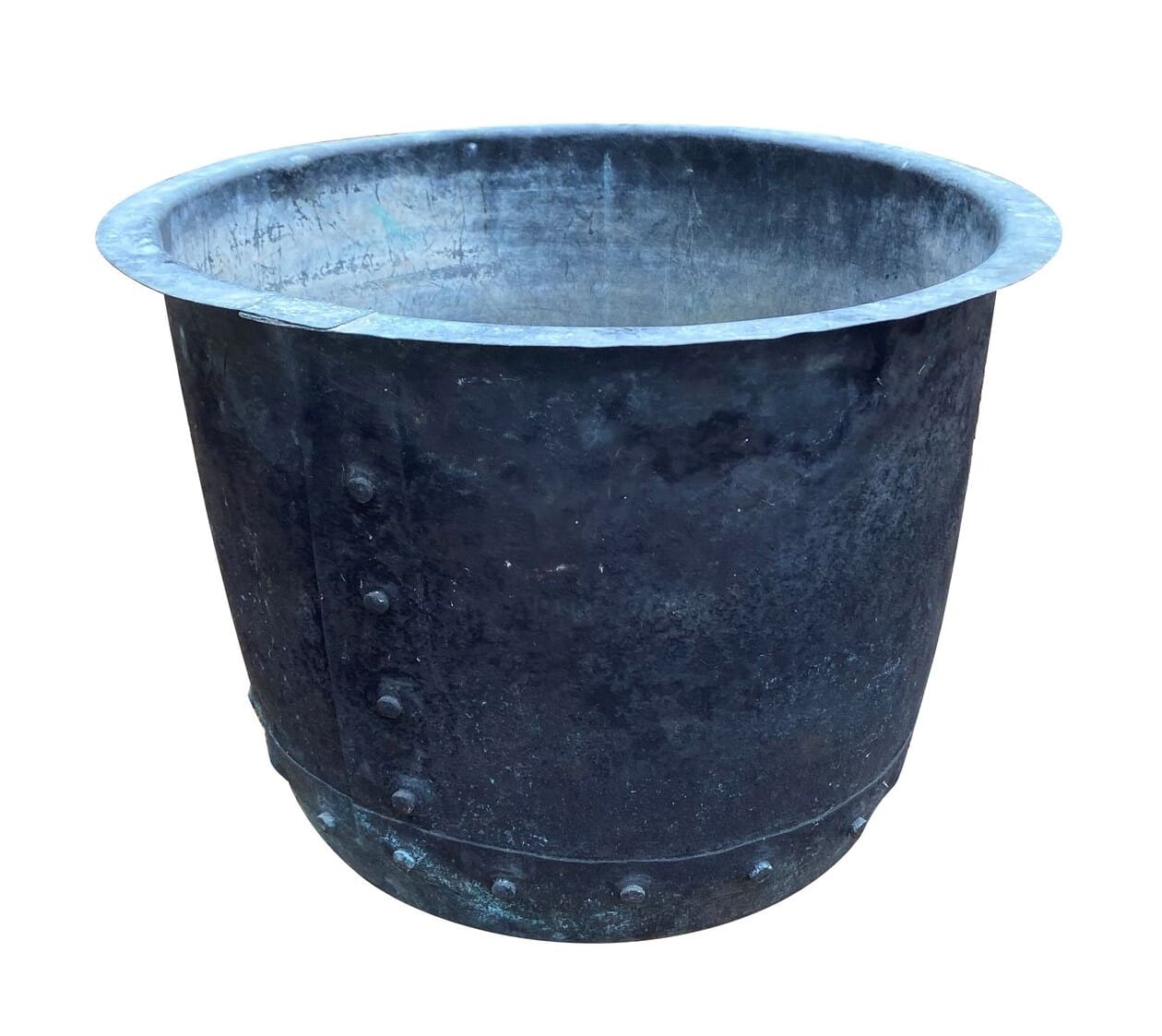 Original Outdoor Copper Garden Victorian Pot / Planter - 9330