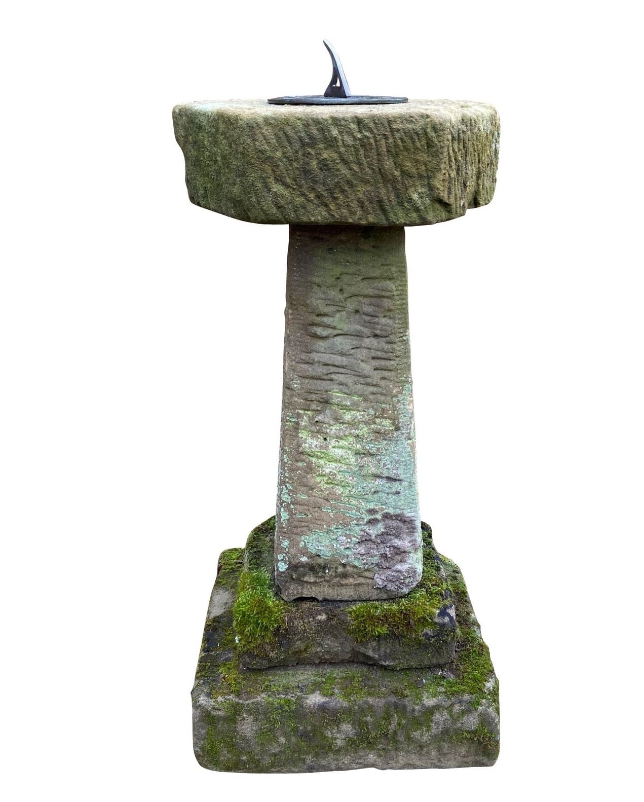 Garden Hand Carved Solid Stone Sundial - 9353