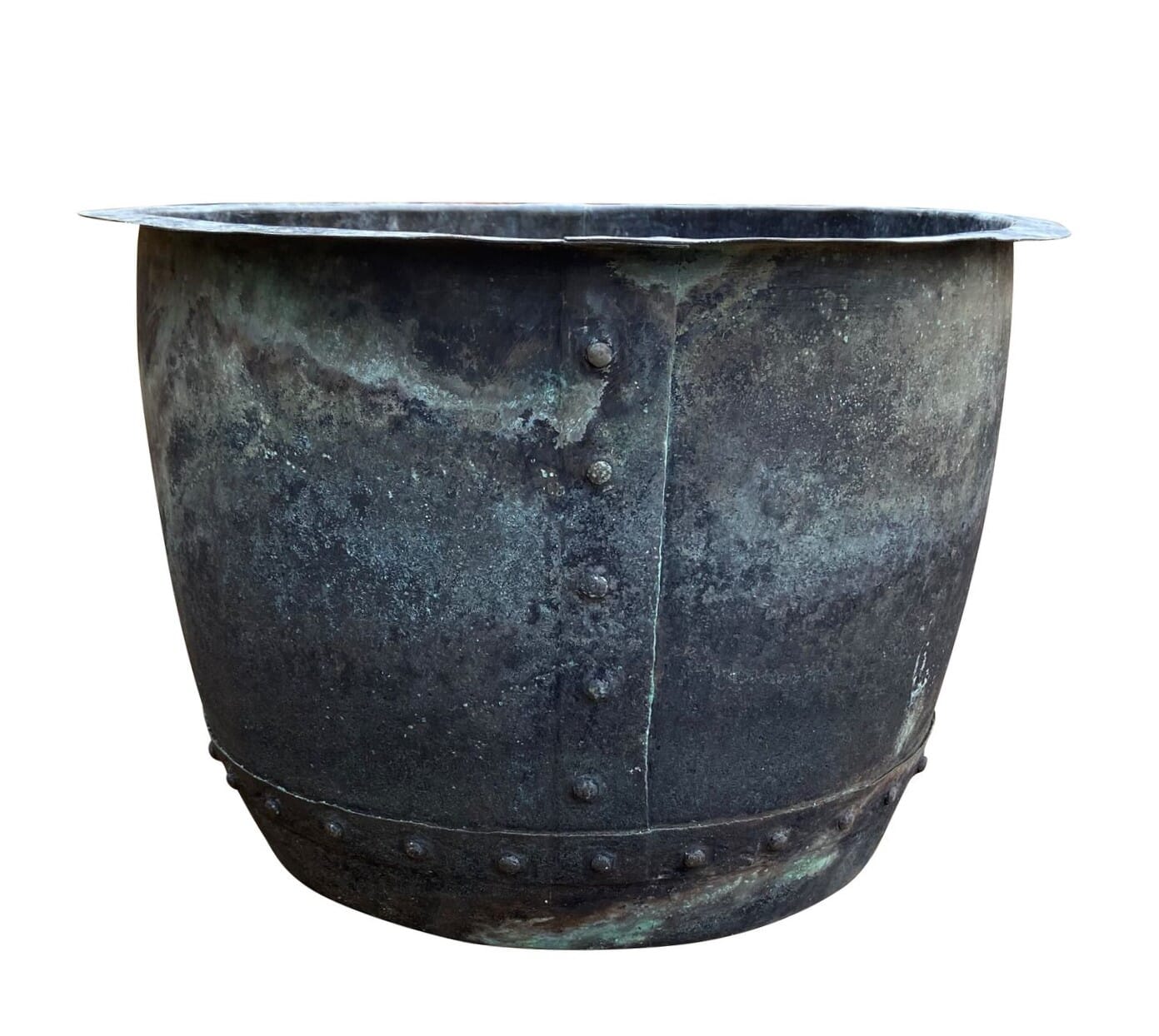 Outdoor Victorian Copper Garden Pot / Planter - 9351