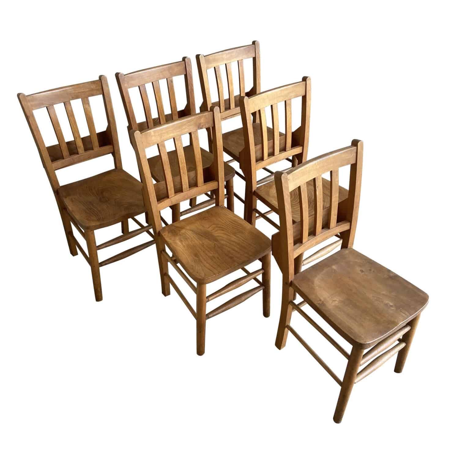 Reclaimed Church Chairs 