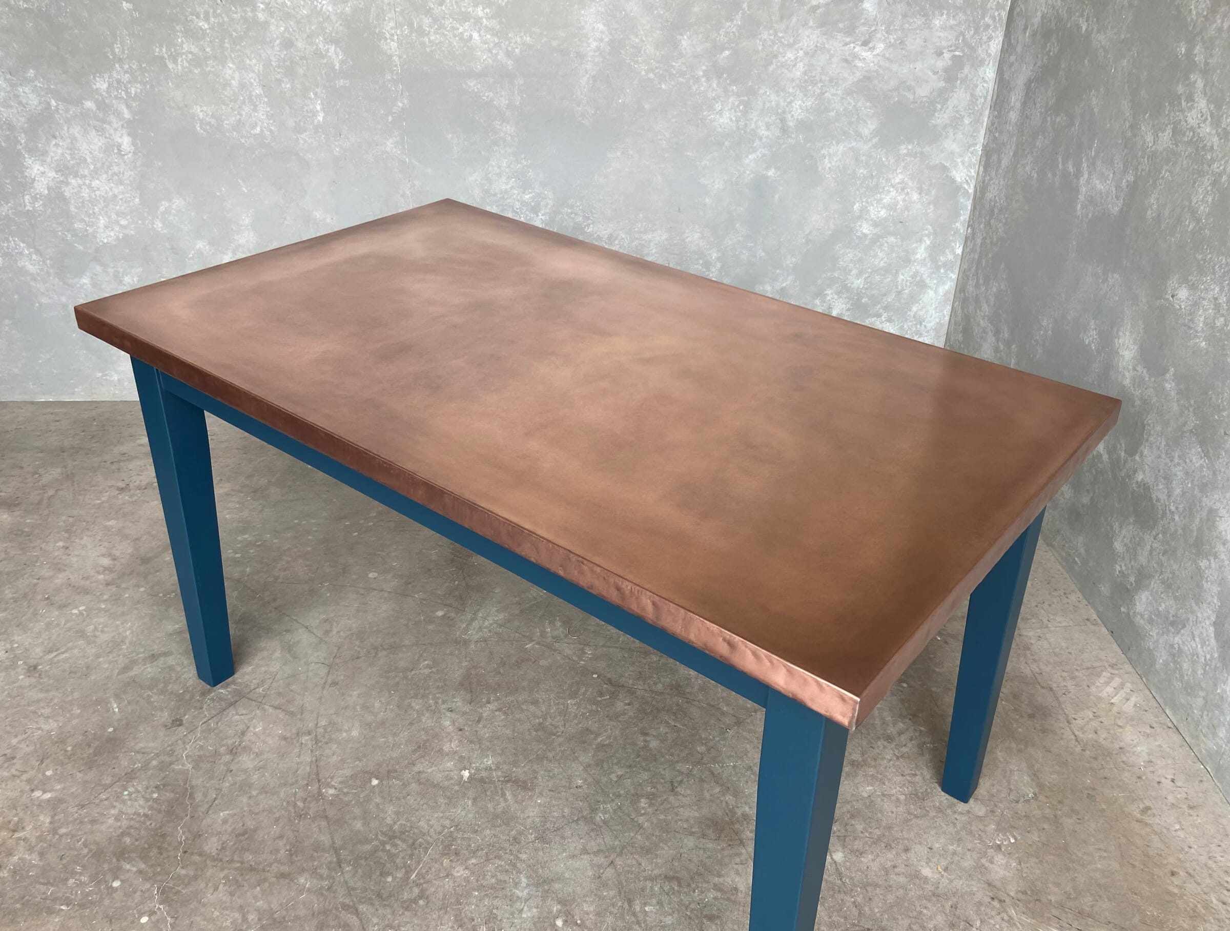 copper kitchen table
