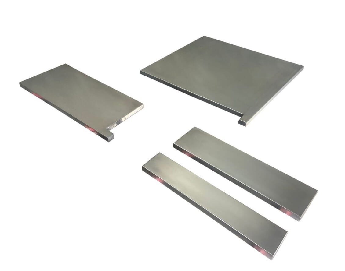 Bespoke Natural Zinc Kitchen Surfaces / Worktops - D1806