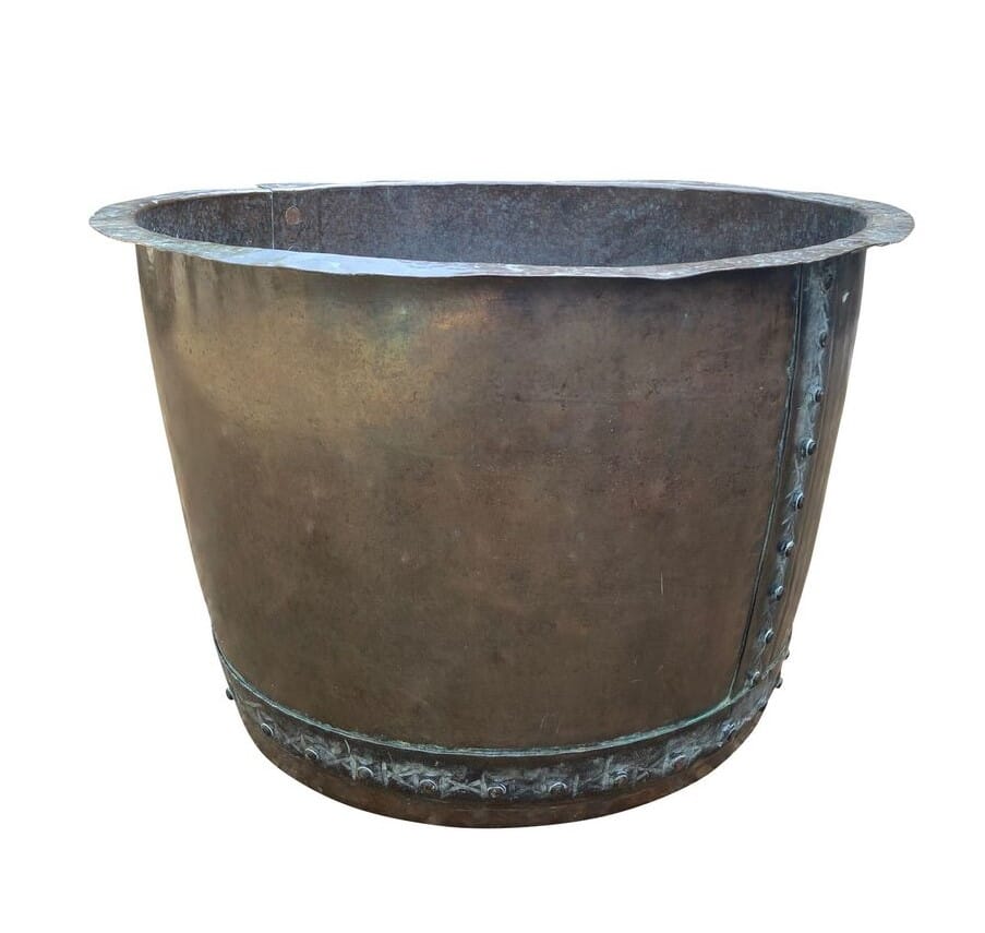 Outdoor Victorian Copper Garden Planter / Pot - 9384