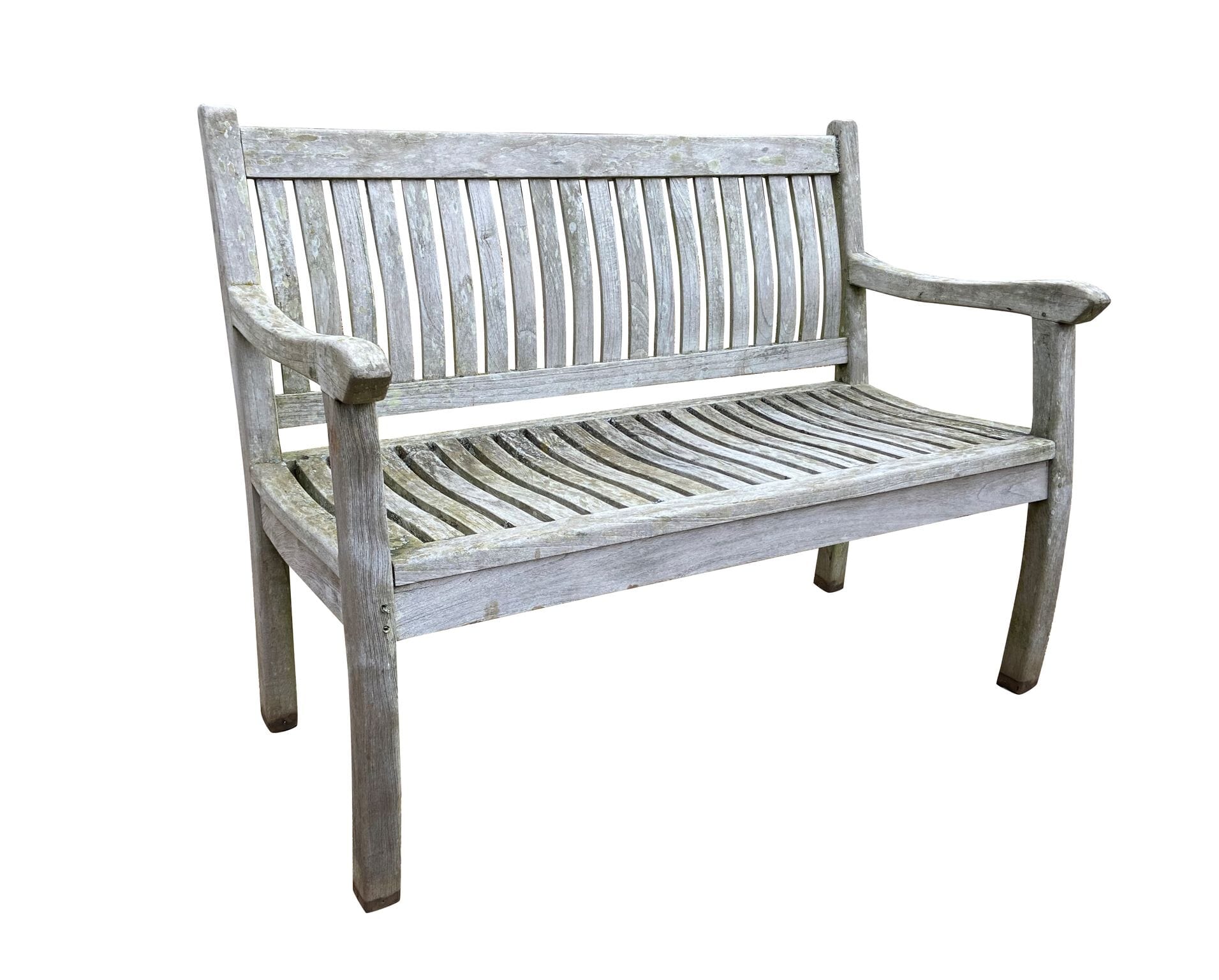 Outdoor Vintage Teak Garden Bench - 9378a