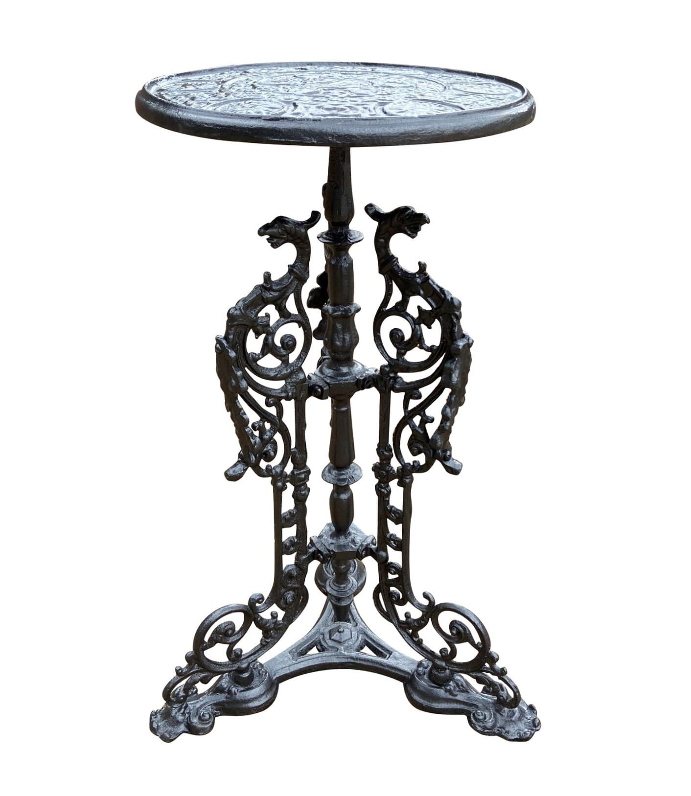 Small Vintage Decorative Cast Iron Table - D1822