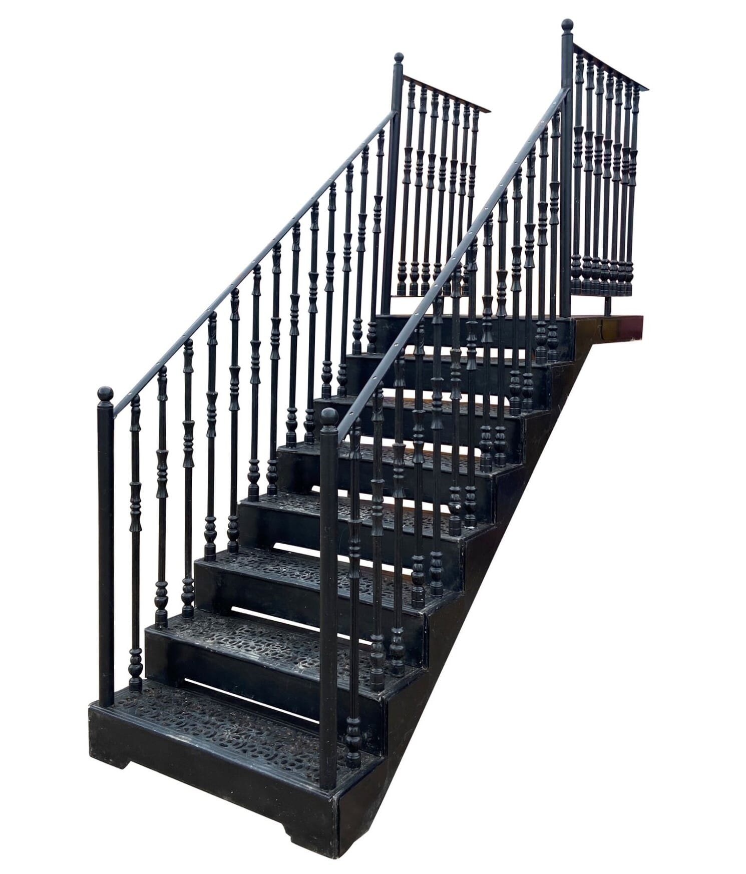 Reclaimed Metal Straight Staircase - 9391