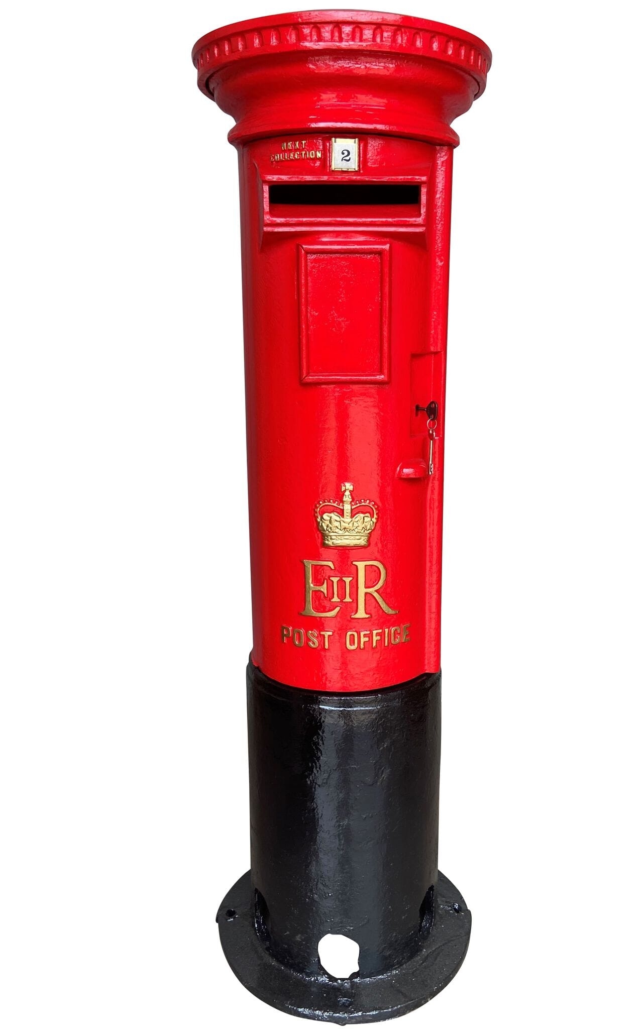 Reclaimed Original Cast Iron Elizabeth II Pillar Box - 9393