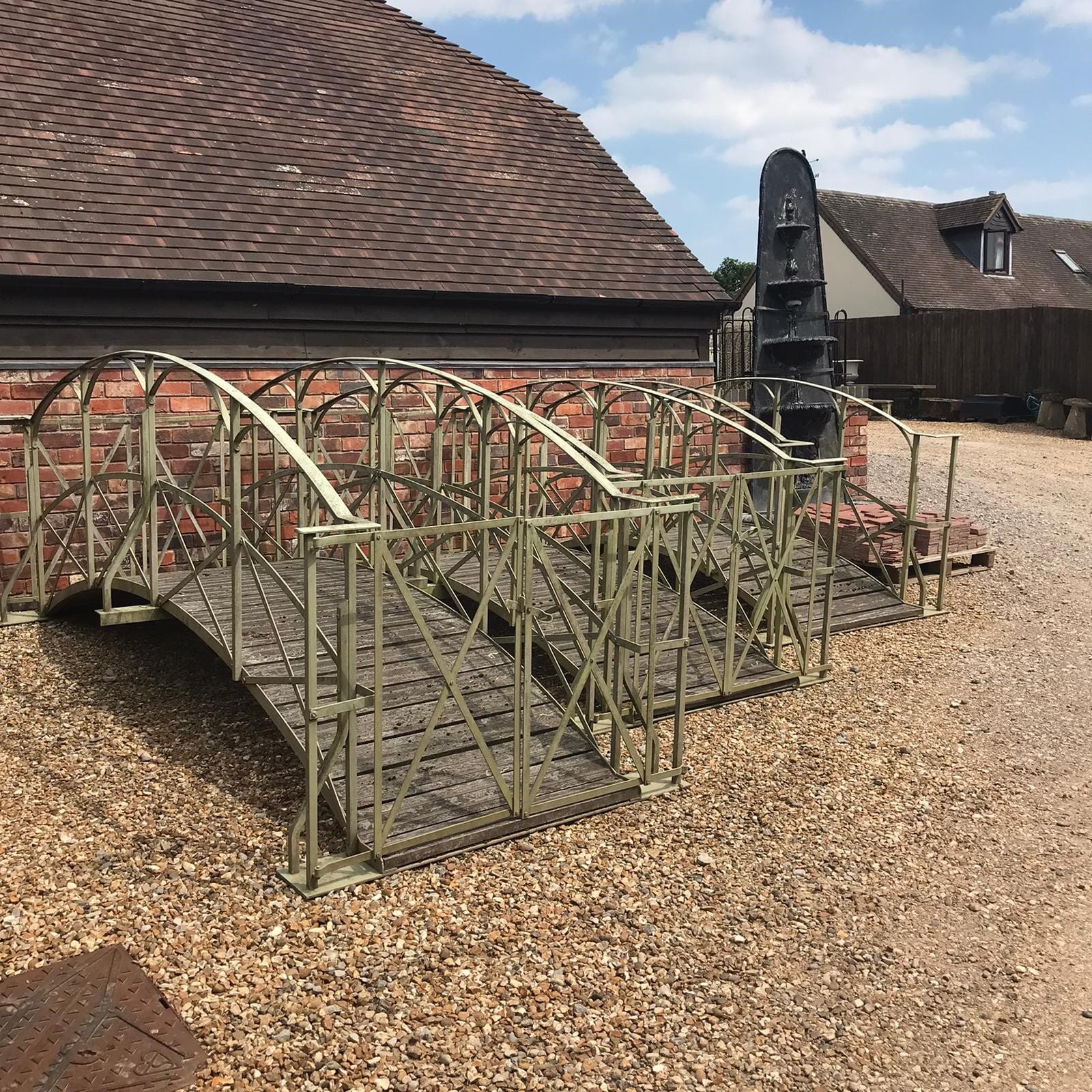 Reclaimed Pedestrian Foot Bridges For Streams & Ponds - Bridge123