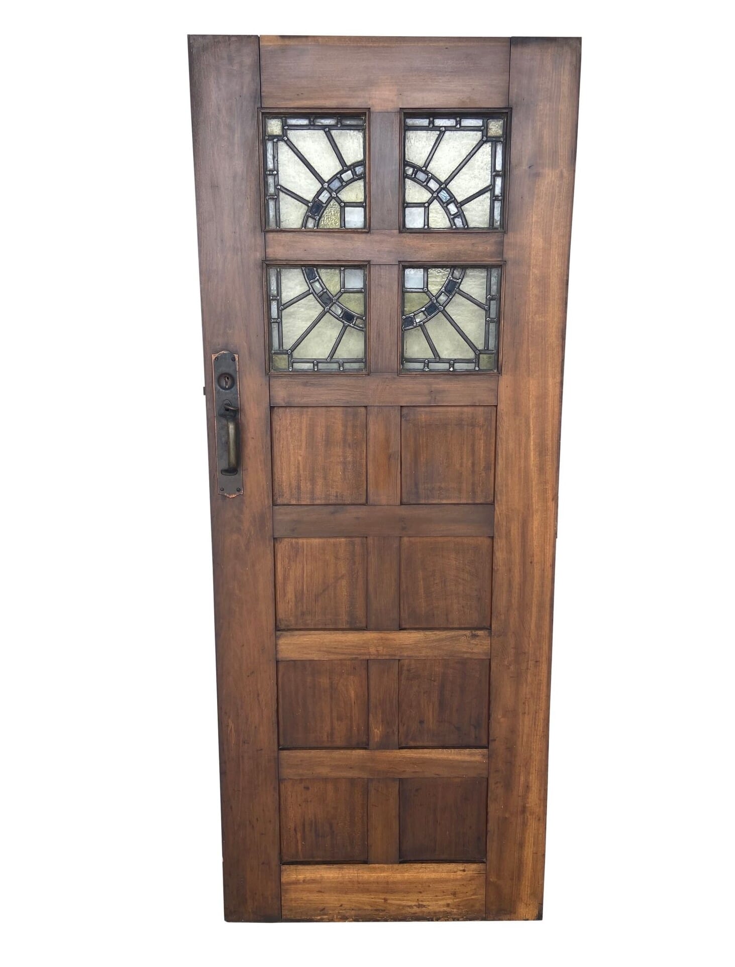 Reclaimed Wooden Stained Glass Door - 9406