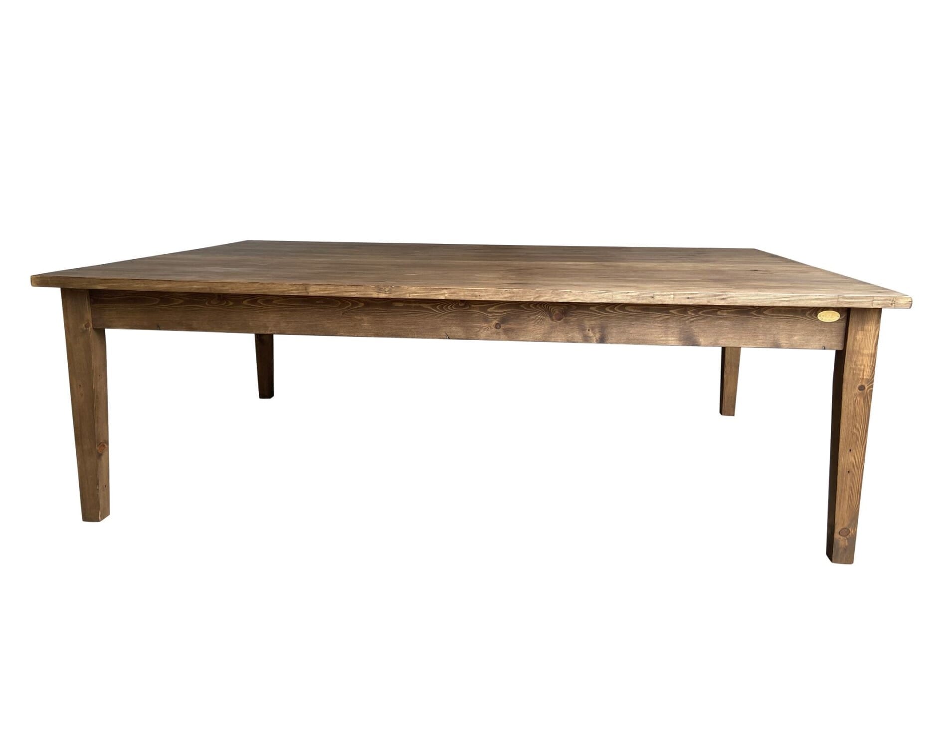 Handmade Large Wooden Plank Top Kitchen / Dining Table - D1846