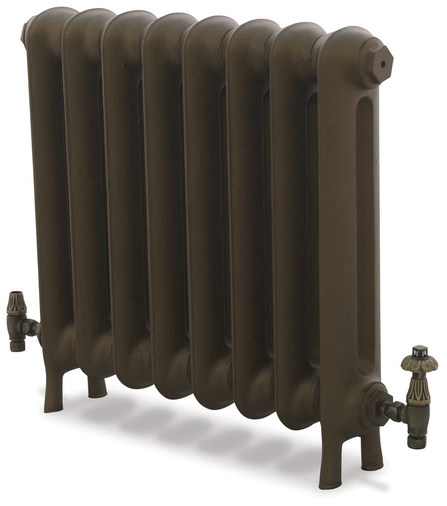  Princess 610mm Tall Cast Iron Radiator 8 Sections Long - Princess610/8pa