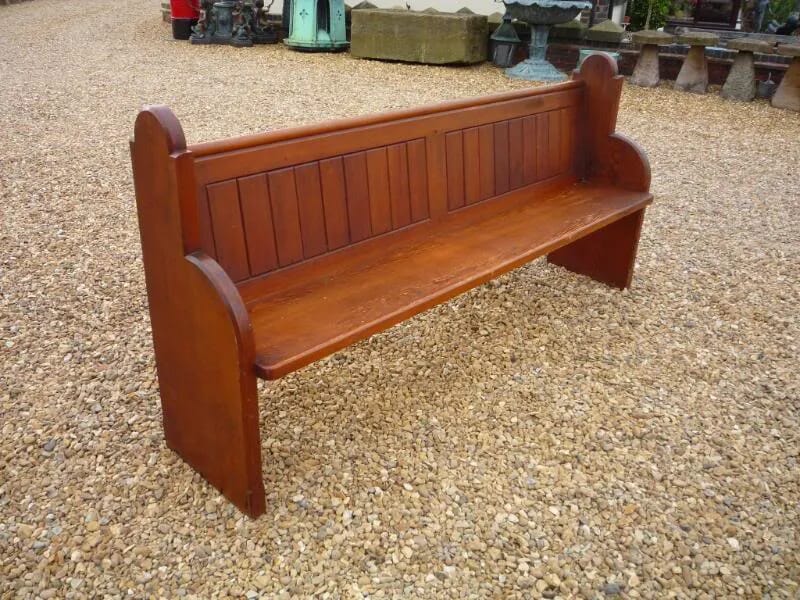 Church Pitch Pine Pew 80" Long - 3980