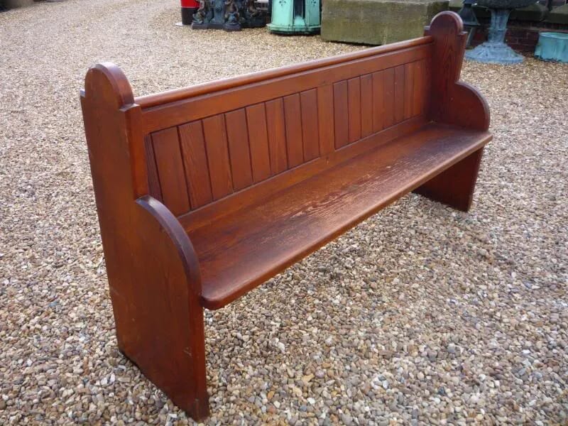 Pitch Pine Church Pew - Come from St Johns Church in Hampshire - 3984