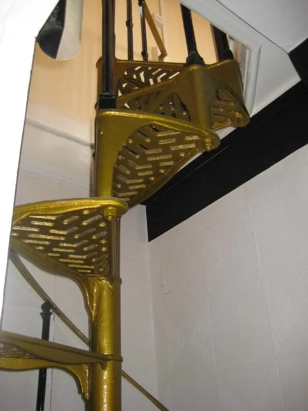 Salvaged Cast Iron Spiral Staircase - 3998