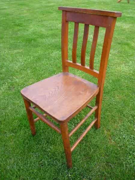 Antique Used Church - Chapel Chair Suitable for Home or Restaurant