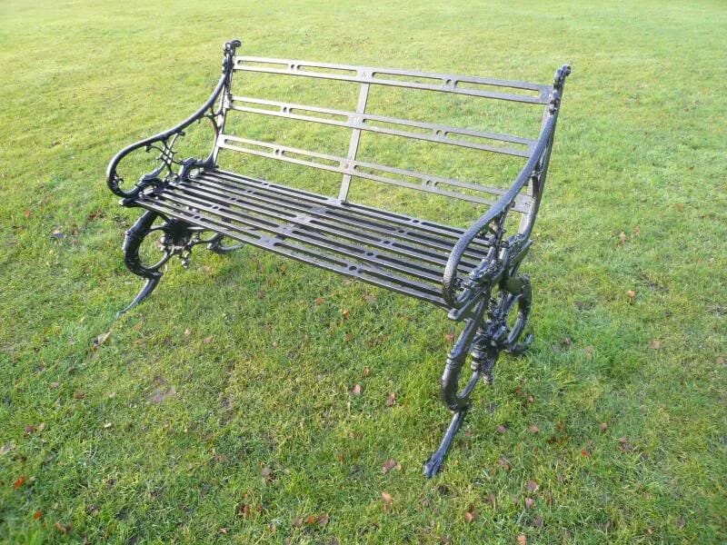 Reclaimed Victorian Coalbrookdale Garden Bench Seat - 2946
